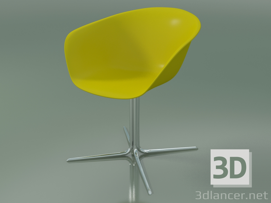 3D Modell Stuhl 4205 (4 Beine, drehbar, PP0002) - Vorschau