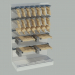 3 डी शेल्फ निर्माण मॉडल खरीद - रेंडर