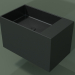 3D modeli Duvara monte lavabo (02UN32102, Deep Nocturne C38, L 60, P 36, H 36 cm) - önizleme