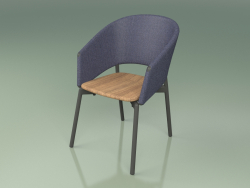 Комфортное кресло 022 (Metal Smoke, Blue)