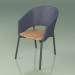 modèle 3D Chaise confort 022 (Metal Smoke, Blue) - preview