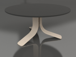 Кофейный стол Ø80 (Sand, DEKTON Domoos)