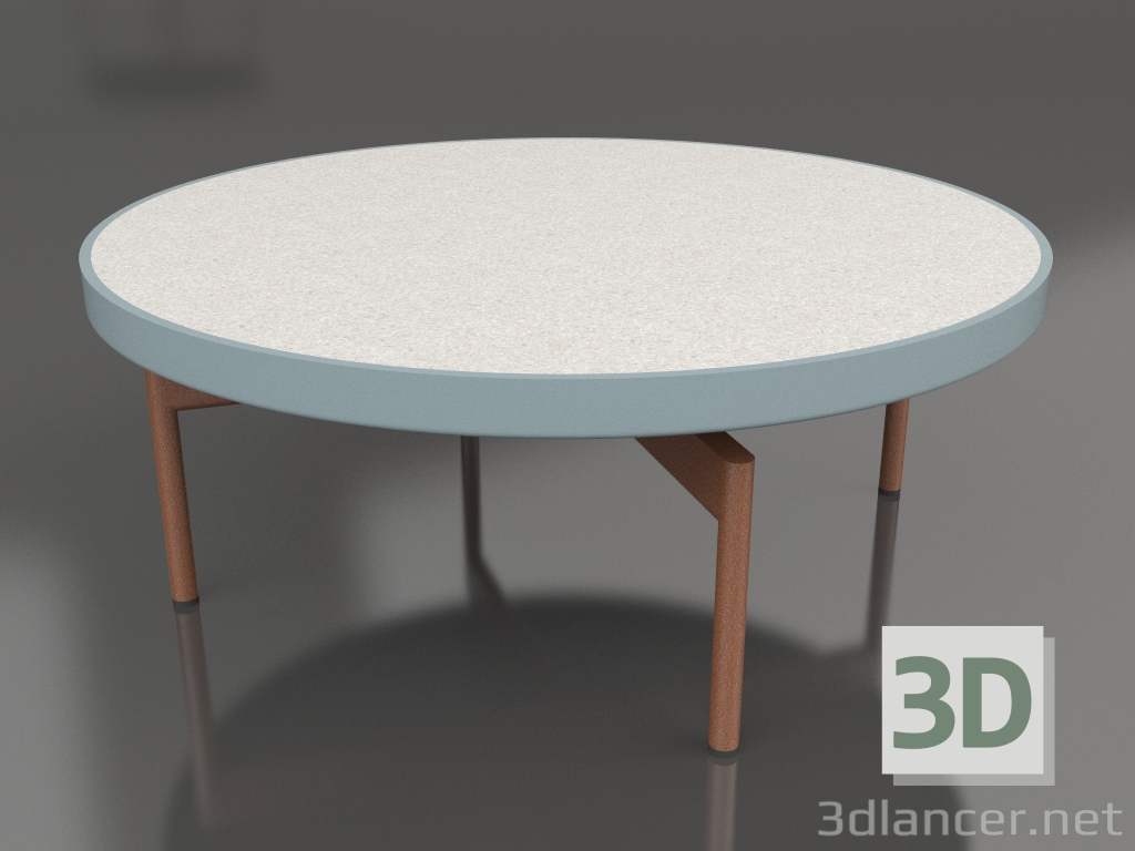 modèle 3D Table basse ronde Ø90x36 (Bleu gris, DEKTON Sirocco) - preview