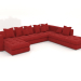 3D Modell Sofa Vegas - Vorschau