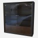 3d модель Большая четырехдверная витрина в стиле арт деко Don Giovanni Z07 – превью