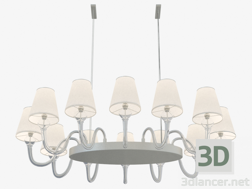 modello 3D lampadario VOGUE - anteprima