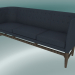 3d model Triple sofa Mayor (AJ5, H 82cm, 62x200cm, Smoked oiled oak, Divina - 793) - preview