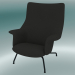 3d model Doze lounge chair (Ocean 3, Anthracite Black) - preview
