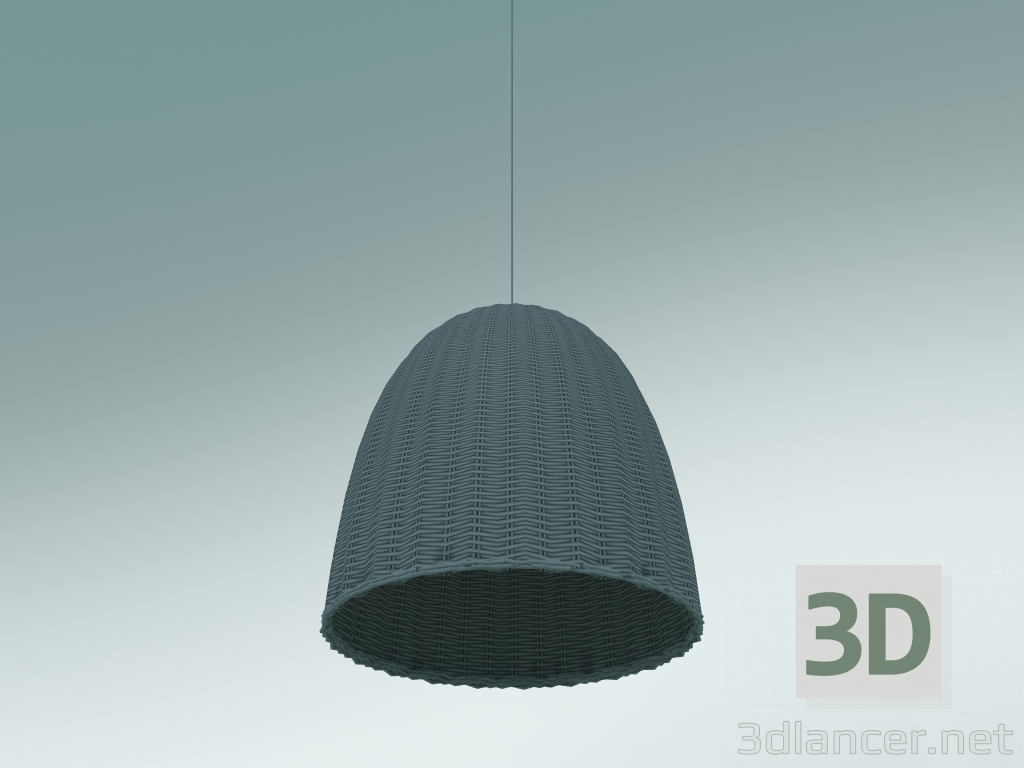 3d model Pendant lamp (Bell 95, Lacquered Air Force Blue) - preview