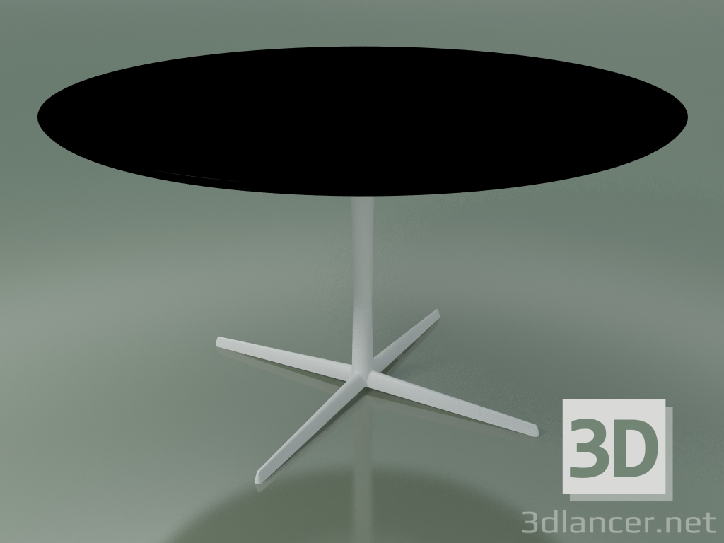 modello 3D Tavolo rotondo 0794 (H 74 - P 134 cm, F05, V12) - anteprima