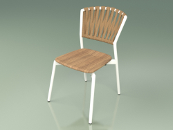 Chair 120 (Metal Milk, Teak)