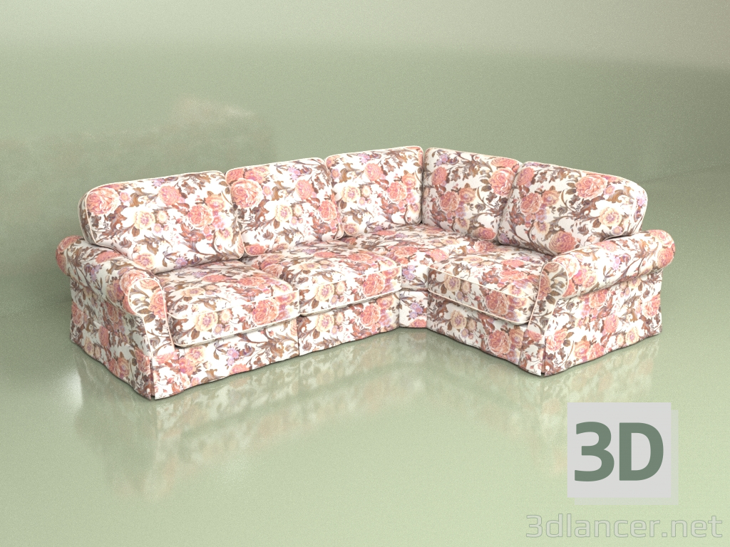 3D modeli Köşe kanepe Auckland - önizleme