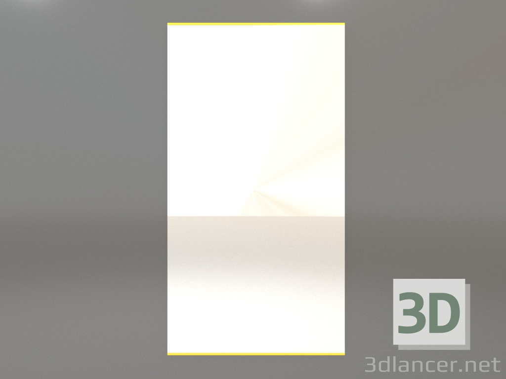 3d model Espejo ZL 01 (800х1500, amarillo luminoso) - vista previa