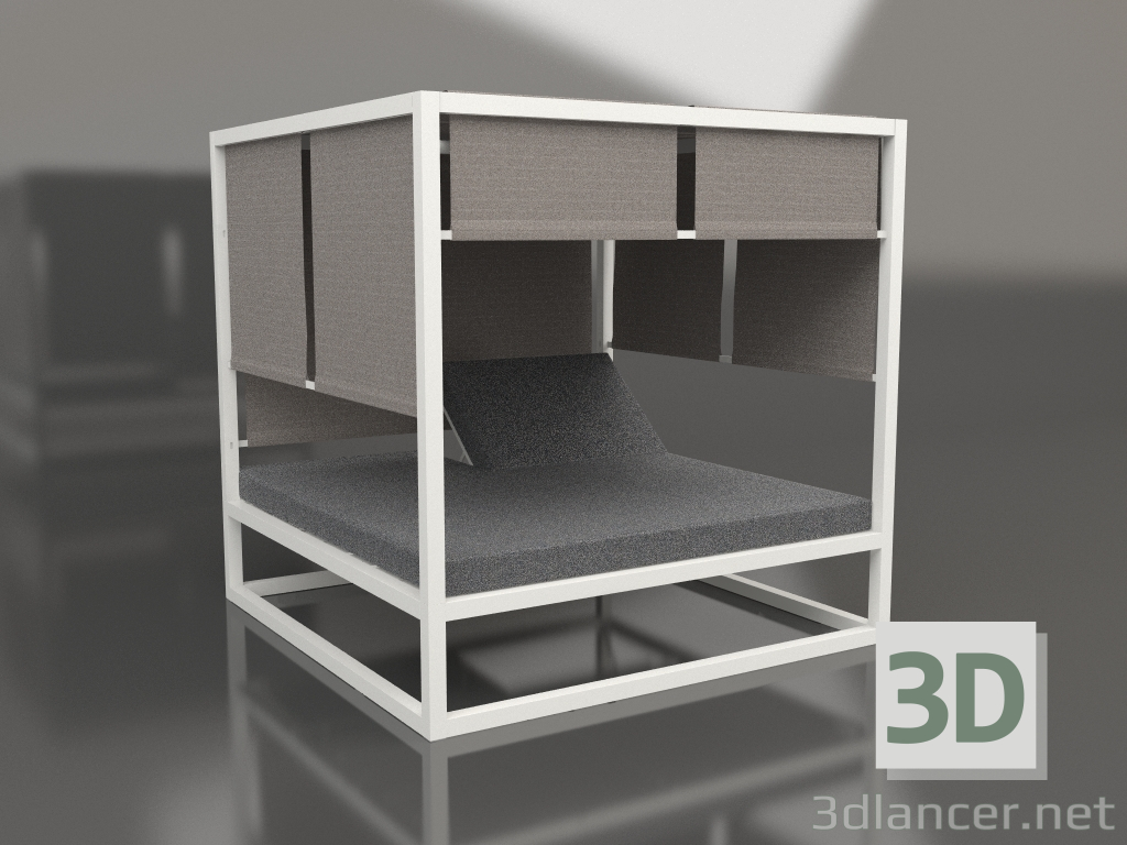 3d model Raised couch (Agate gray) - preview