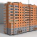 3D modeli 10 kat ev - önizleme