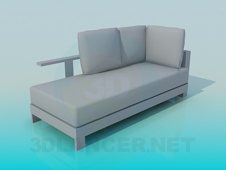 modelo 3D Sofá - escuchar modelo 3D Sofá - escuchar