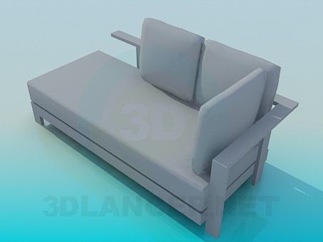 modelo 3D Sofá - escuchar modelo 3D Sofá - escuchar