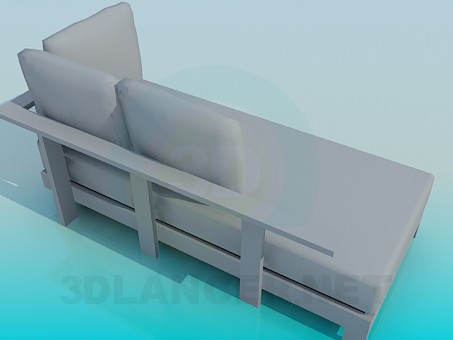 modelo 3D Sofá - escuchar modelo 3D Sofá - escuchar
