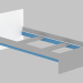 3D Modell Bett (TYP LASZ01) - Vorschau