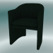 3 डी मॉडल भोजन कुर्सी, कार्यालय लोफर (SC24, H 79cm, 57х59cm, मखमली 1 वन) - पूर्वावलोकन