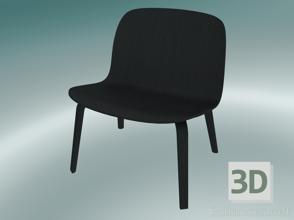 modèle 3D Chaise pour le repos Visu (Noir) - preview