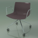 3D Modell Stuhl 0219 (4 Rollen, mit Armlehnen, Chrom, Polypropylen PO00404) - Vorschau
