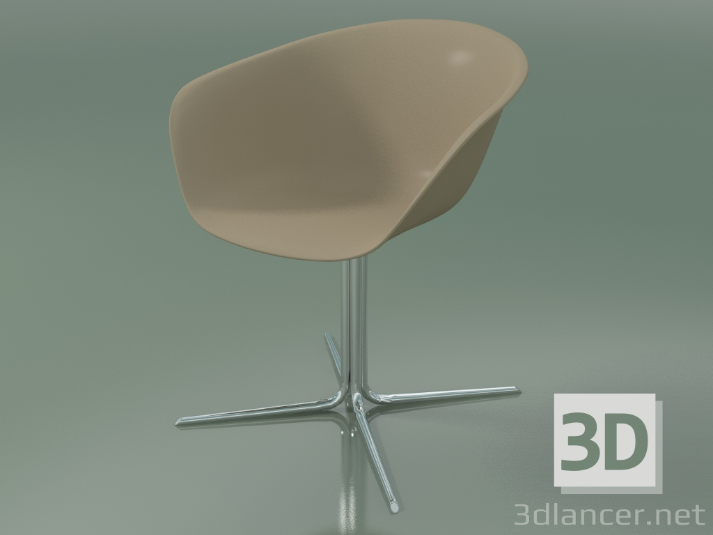 3D Modell Stuhl 4205 (4 Beine, drehbar, PP0004) - Vorschau