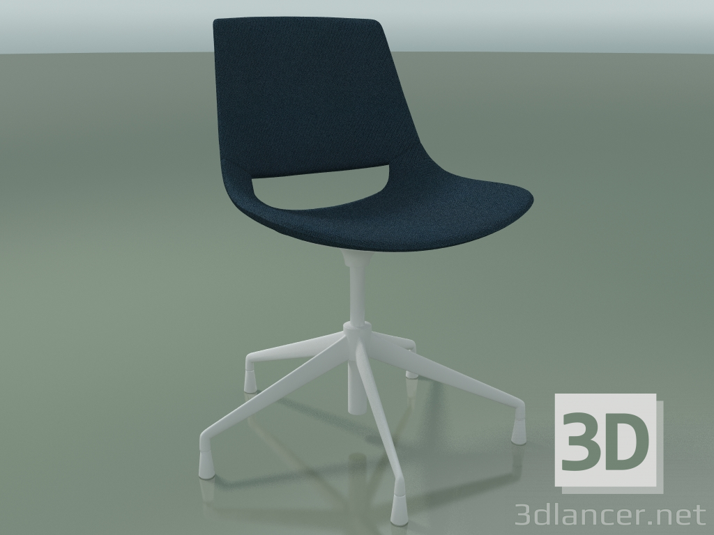 modello 3D Sedia 1218 (5 gambe, rivestimento in tessuto, V12) - anteprima