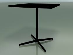 Quadratischer Tisch 5509, 5529 (H 74 - 69 x 69 cm, schwarz, V39)