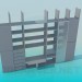 3D Modell Wand-Schrank an der Decke befestigt - Vorschau