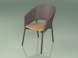 Cadeira confortável 022 (Metal Smoke, Brown)