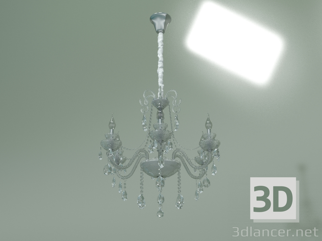 3d model Hanging chandelier 336-6 - preview