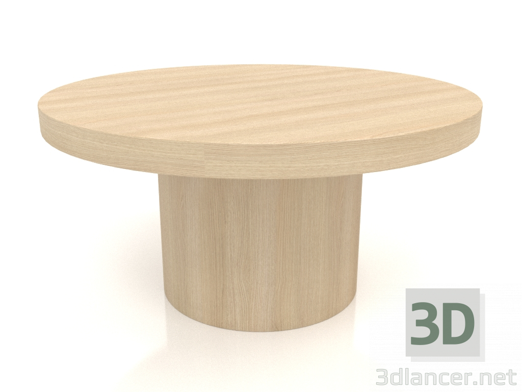 3d model Coffee table JT 021 (D=800x400, wood white) - preview