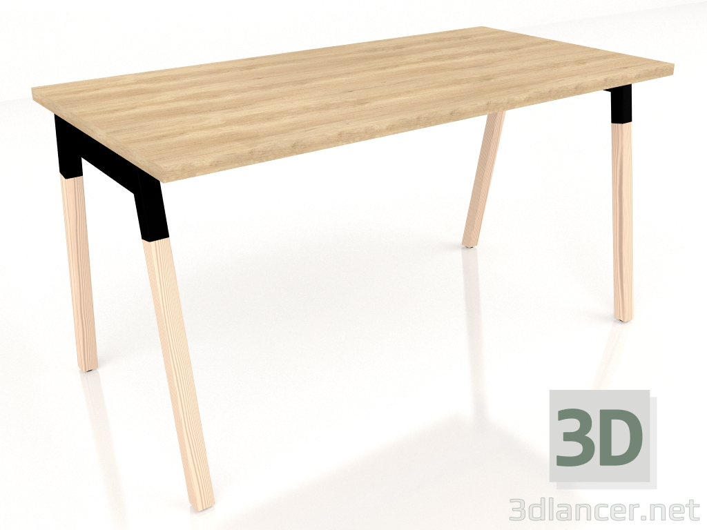 modèle 3D Table de travail Ogi W BOW24 (1400x700) - preview