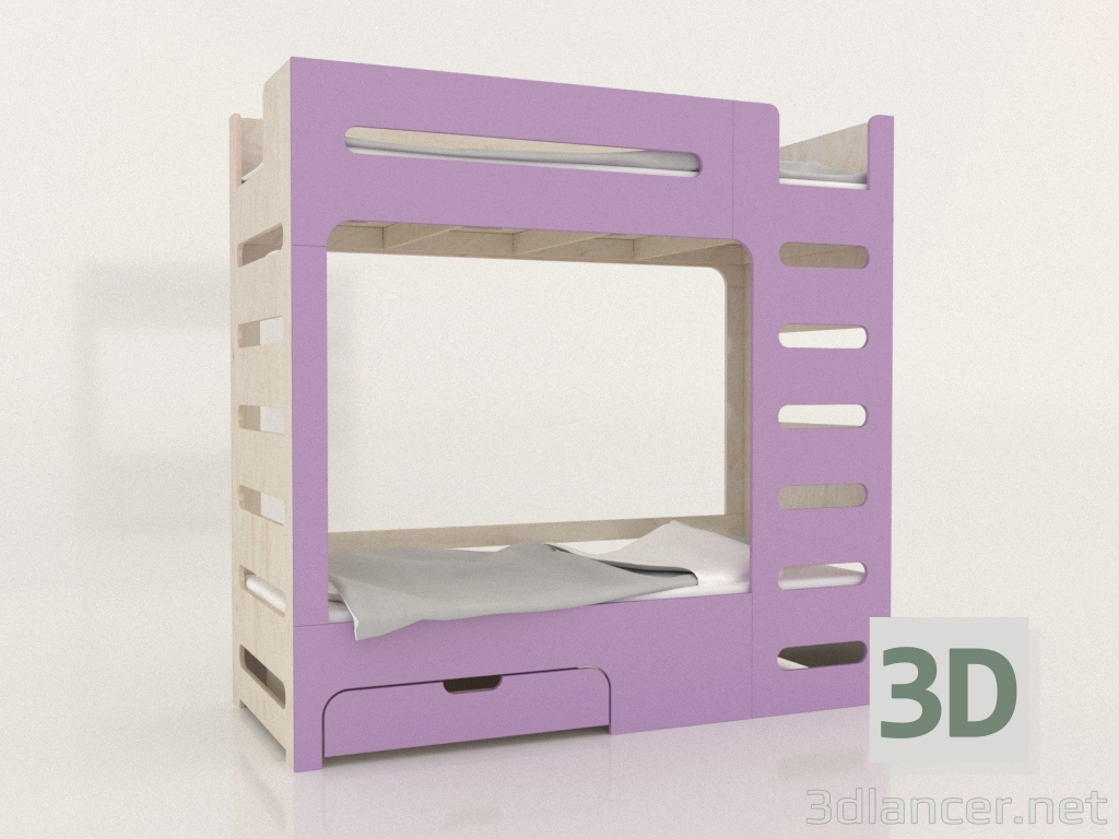 modèle 3D Lit superposé MOVE ER (ULMER1) - preview