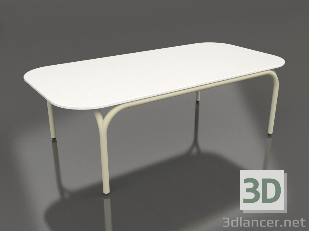 3d model Coffee table (Gold, DEKTON Zenith) - preview