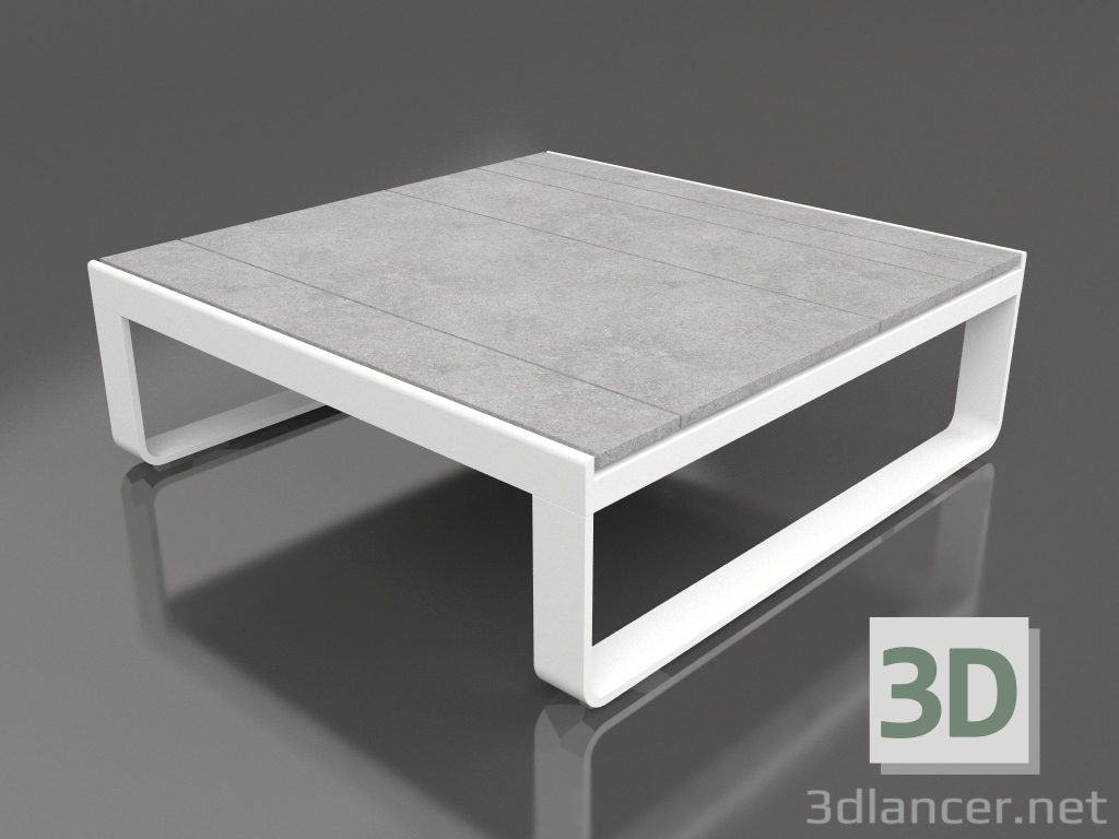3 डी मॉडल कॉफ़ी टेबल 90 (डेकटन क्रेटा, सफ़ेद) - पूर्वावलोकन