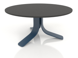 Кофейный стол Ø80 (Grey blue, DEKTON Domoos)