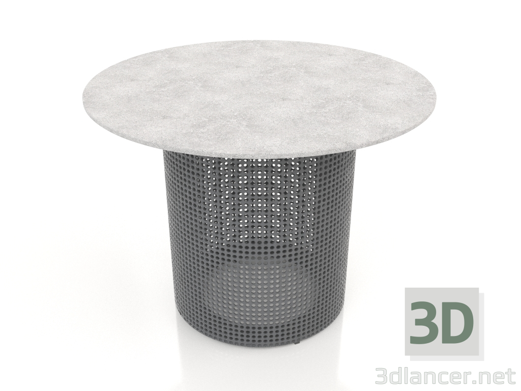 modello 3D Tavolino rotondo Ø60 (Antracite) - anteprima