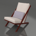 3d модель Клубный стул для отдыха (Wine red) – превью