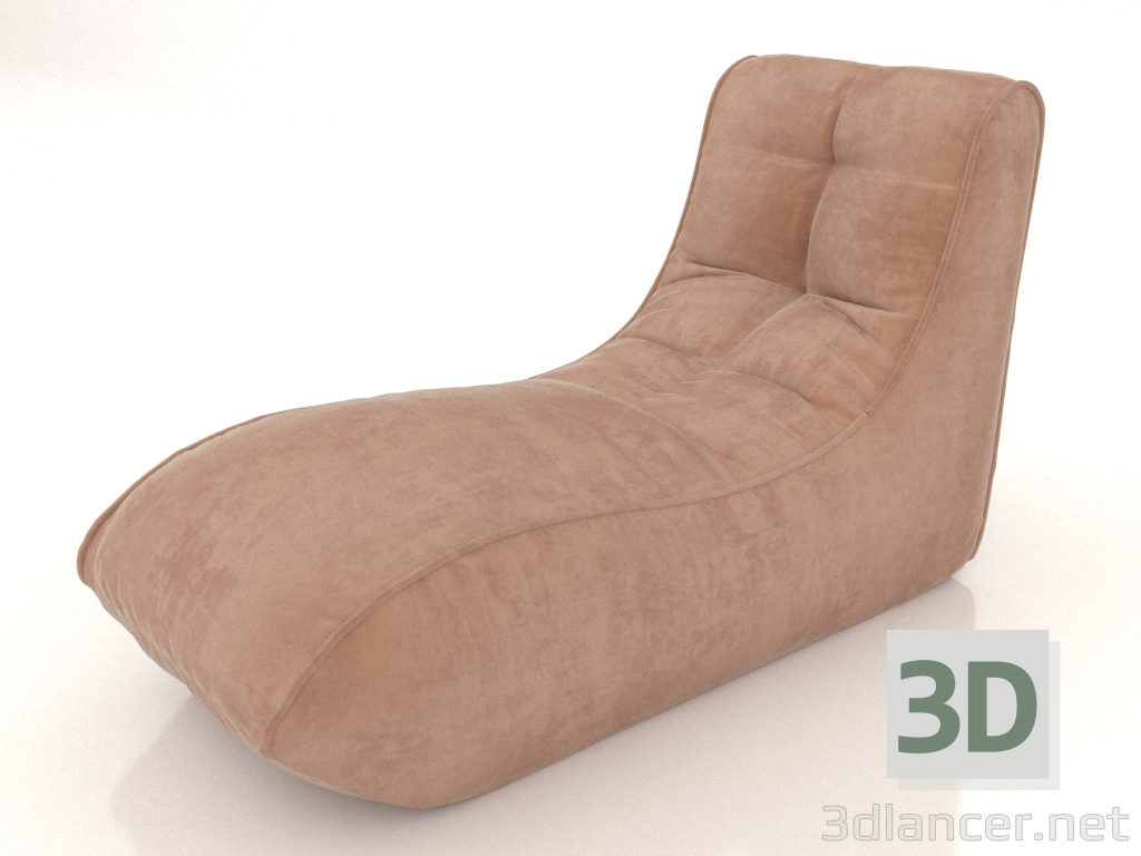 3D modeli Puf Gururlu (kumaş 4) - önizleme
