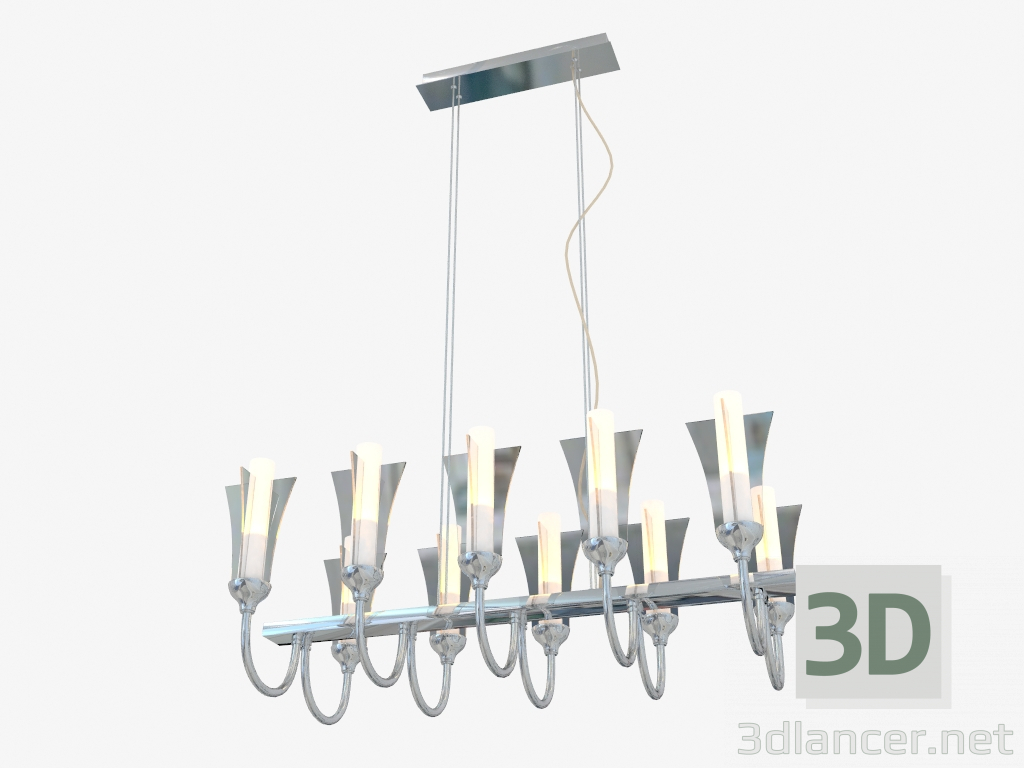 modello 3D Ciondolo lampadario Owio (757104) - anteprima