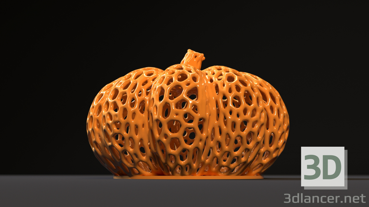 3d Pumpkin halloween модель купить - ракурс