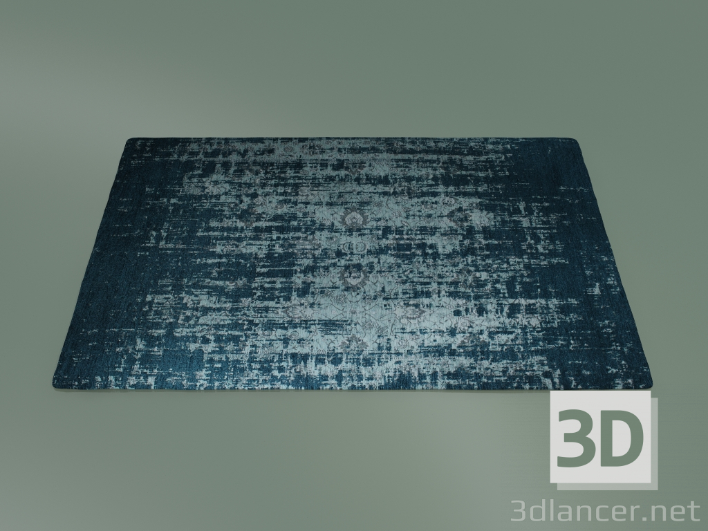 3d model Entrada de alfombra (S127, turquesa) - vista previa