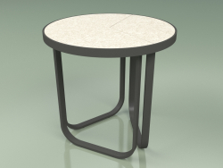 Table d'appoint 008 (Metal Smoke, Gres Ivory)