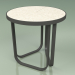 modèle 3D Table d'appoint 008 (Metal Smoke, Gres Ivory) - preview