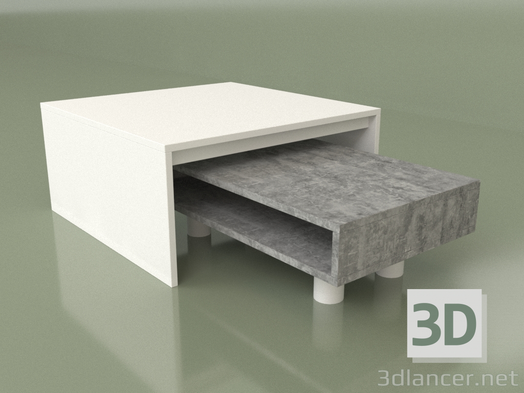 3 डी मॉडल कॉफी टेबल का सेट (30452) - पूर्वावलोकन