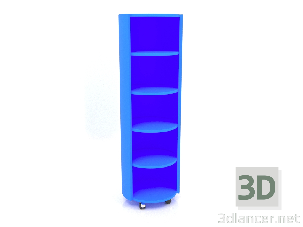 3D Modell Gestell auf Rädern TM 09 (D=503х1560, blau) - Vorschau