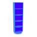 3 डी मॉडल पहियों पर रैक TM 09 (D=503х1560, नीला) - पूर्वावलोकन