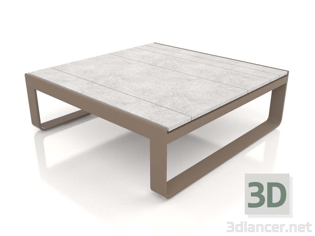 modello 3D Tavolino 90 (DEKTON Kreta, Bronzo) - anteprima
